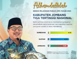 MenPAN RB Tetapkan Indeks Pelayanan Publik Kabupaten Jombang Peringkat Tiga Tertinggi Nasional
