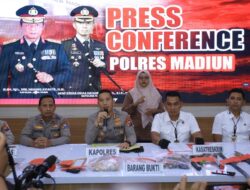 Polres Madiun Amankan Komplotan Pembobol Toko Lintas Daerah