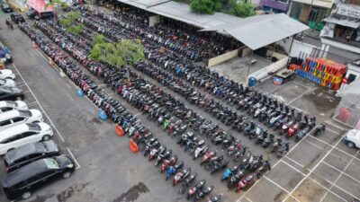 Gratis! Polrestabes Surabaya Siap Kembalikan Ratusan Motor Curian ke Pemiliknya di Bazar Ranmor