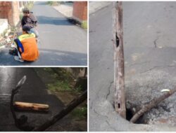 Pengerjaan Jalan Kranggan Mojokerto Diduga Asal Jadi, Jembatan Jebol Jadi Bukti Awal Minim Pengawasan