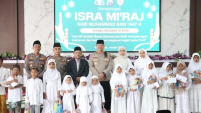 Peringati Isra Mi’raj, Kapolres Mojokerto Kota: Teguhkan Keimanan serta Ketaqwaan Personel Polri