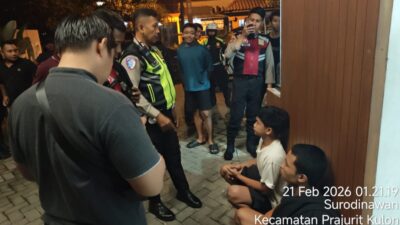 Awal Ramadhan, Polres Mojokerto Kota Bersama Warga Gagalkan Tawuran dan Perang Sarung