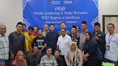 BRI Region 12 Surabaya Perkuat Sinergi dengan Media Mojokerto dan Jombang Lewat Media Gathering dan Buka Bersama