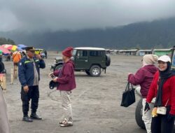 Libur Lebaran Polres Probolinggo Intensifkan Patroli di Gunung Bromo
