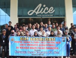 Polres Mojokerto Gelar Sosialisasi Perpol No. 6 Tahun 2023 Tentang SKCK di PT Aice, Perkuat Sinergitas Harkamtibmas