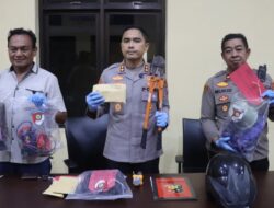 Polres Pacitan Amankan Dua Tersangka Penyiram Air Keras Penjual Tempe
