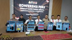 Telusuri Peredaran Penyalahgunaan Narkotika, Polres Mojokerto Kota Berhasil Amankan Terduga Kurir 330 Catride Vape