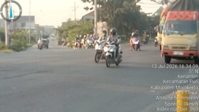 Jalur Tengkorak Perempatan Joko Kendil Mojokerto Kembali Disorot, Minim Penerangan Jalan Diduga Jadi Pemicu Tingginya Angka Kecelakaan