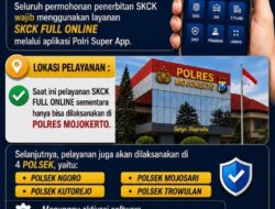 Polres Mojokerto Resmi Alihkan Pelayanan SKCK Menjadi Full Online Melalui POLRI SuperApp
