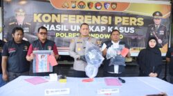 Polres Bondowoso Amankan Tersangka Percobaan Pembobolan ATM dan Pencurian di Tiga Lokasi