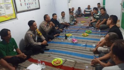 Polres Mojokerto Kota Sapa Warga Lewat Cangkru’an Diskusi Kamtibmas, Perkuat Silaturahmi Dan Jaga Kondusivitas