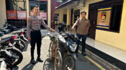 Polres Pasuruan Kota Amankan Tersangka Pencuri Motor di Pohjentrek