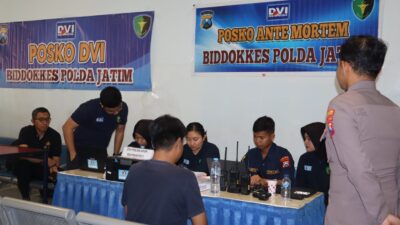 Polda Jatim Dirikan Posko DVI dan Posko Darurat Tangani Tragedi KMP Mutiara Sentosa II